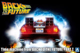 Aoshima BT-01 1/24 Scale Model Kit Time Machine From Back to the Future Part 1