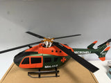 OMP HOBBY M2 Evo R/C Heli W/ EC145 Scale (GR) Fuselage & Microheli 4 Head Blades