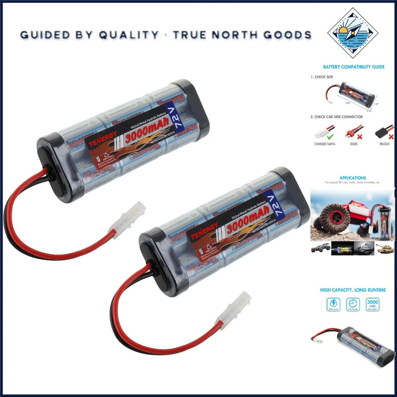 High Power 3000mAh NiMH Battery for RC Tanks and Boats with Tamiya Connector