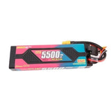 5500mAh 2S 7.6V 100C HardCase Advanced Lipo Battery Pack with XT60 Plug