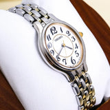 Working SEIKO Oval Stainless Steel Ladies' Watch, New Battery, Model 3146 Battery