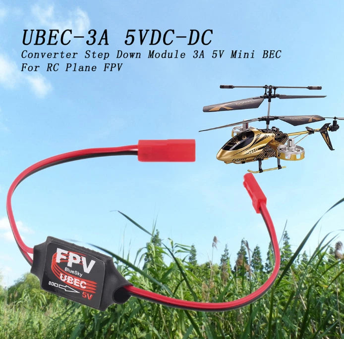 DC-DC Converter Step Down Module UBEC 3A 5V  BEC 4-6S For RC Airplane FPV Converter