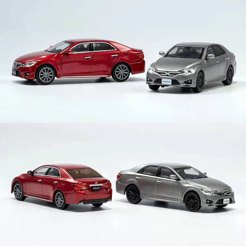 GCD 1:64 Toyota New spirit Red / X logo iron gray Diecast Model Car