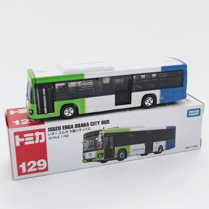 Tomica 129 ISUZU ERGA OSAKA CITY BUS 1/82 Diecast Model Car NEW