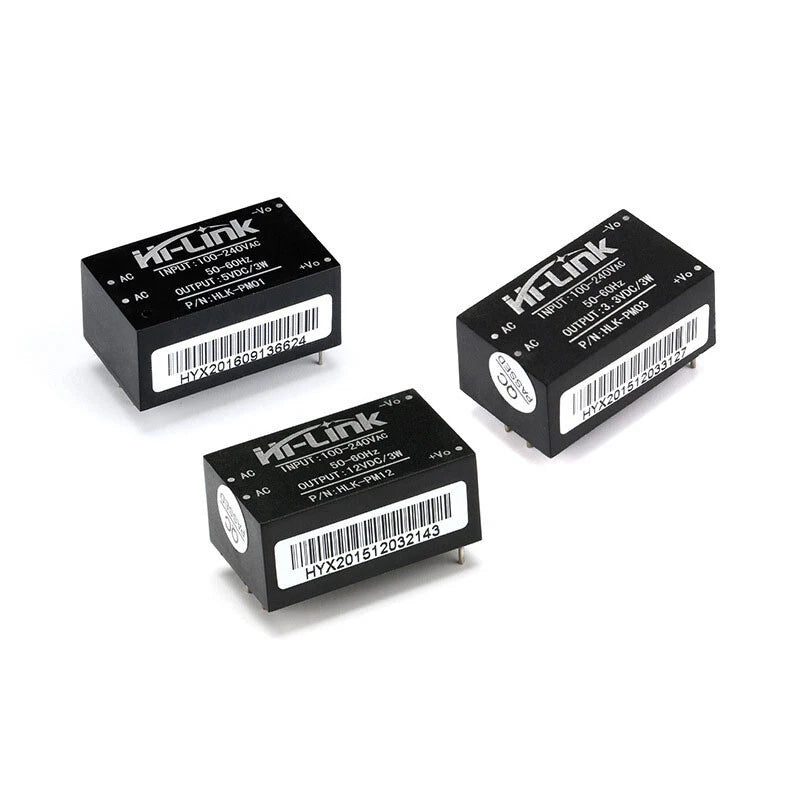 HLK-PM01 HLK-PM03 HLK-PM12 220V to 5V/3.3V/12V Step Down Power Supply Module