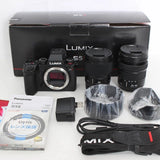 LUMIX S5II 20-60mm+50mm F1.8 Mirrorless SLR Duo lens kit DC-S5M2W Full-Frame