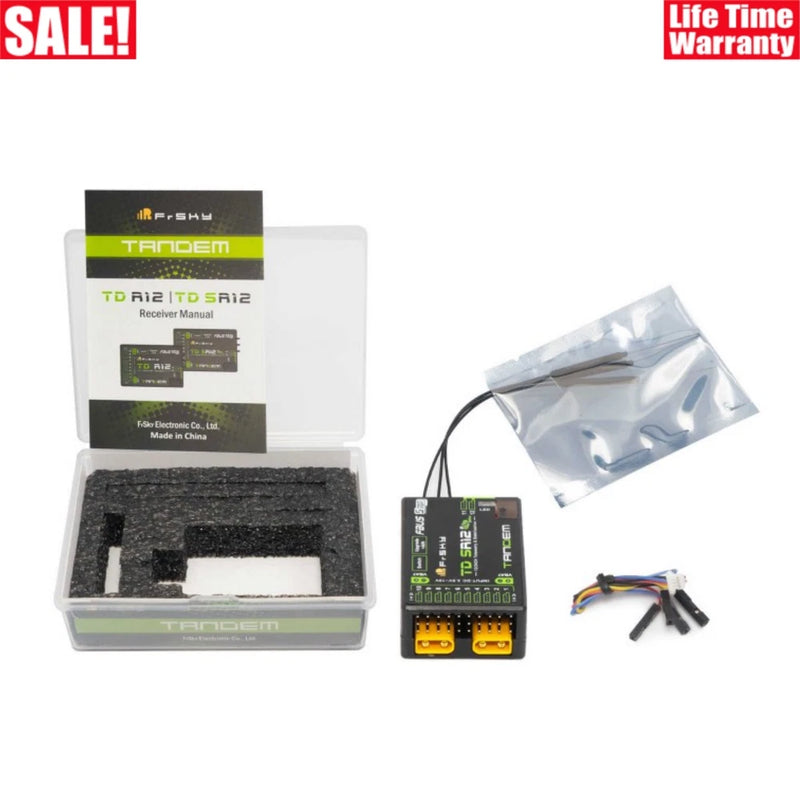 FrSky TD SR12 Dual Band FPV Racing Drone Receiver OTA 12Ch 2.4GHz/900MHz RX