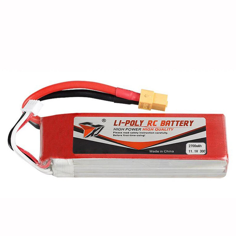 11.1V 2700mAh 30C Lipo Battery with Deans Connector for RC Car Truck RC Boat Battery