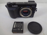 Panasonic Lumix DMC-GX7 Mirrorless Camera Body Silver Tested Works Japan