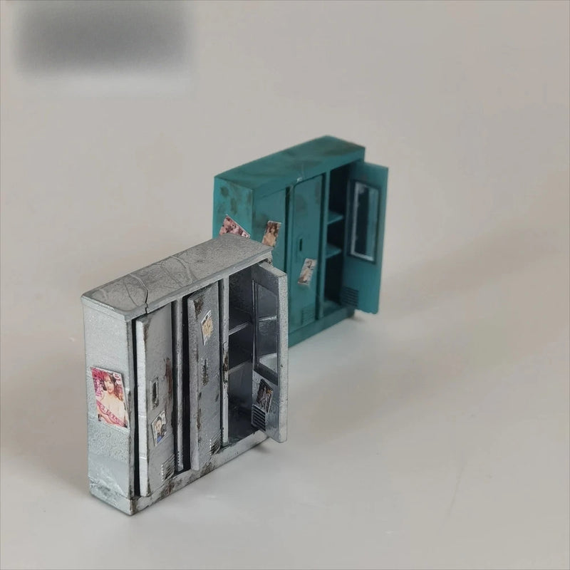 Diorama 1:64 Wardrobe Model Set Garage Workshop Repair Props Scene Display Model
