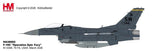 Gray F-16C fighter jet model with 79th FS tail markings, 1:72 scale