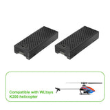 2 Pcs 3.7V 400mAh 20C Li-Po Battery, Compatible with K127 RC Helicopter