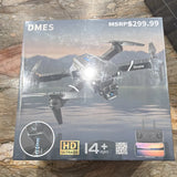 DMES P13 Foldable Four Axis Quadcopter Drone with Camera, Hobby Grade, Ages 14+