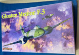 Dragon sealed 1:72 Gloster Meteor F.3 model kit box with aircraft artwork