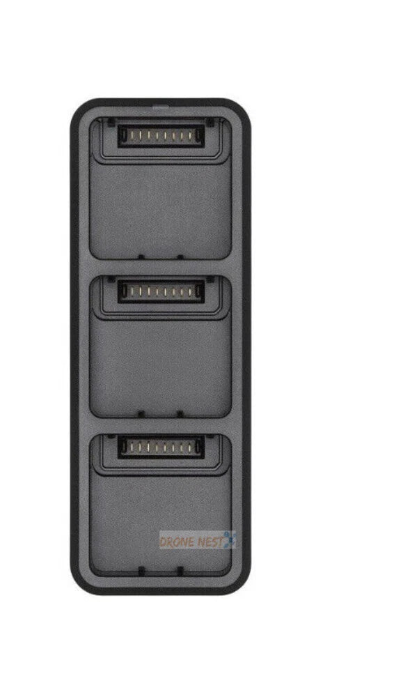 DJI Mavic 3 battery charging hub with three input ports, black