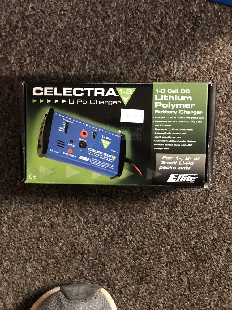 E-FLITE - CELECTRA 1-3 CELL DC LI-PO BATTERY CHARGER - MODEL# EFLC3005 ? Battery