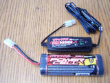 Fit Traxxas Ez Start 6 Cell Ni-mh 1800 Battery 2 Amp Charger 3.3 2.5 T-maxx Revo Battery