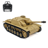 Henglong 1/16 7.0 Stug III RTR RC Tank Model 3868 BB IR Steel Gearbox Battery Battery