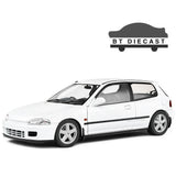 SOLIDO 1991 HONDA CIVIC EG6 1/18 DIECAST MODEL CAR FROST WHITE S1810401