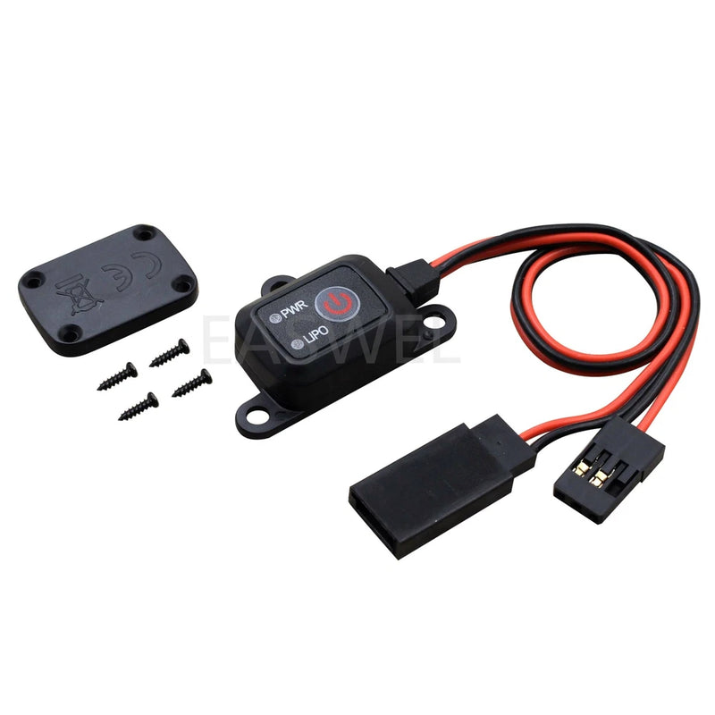 Power Switch MCU on/off Controlled for LiPo NiMH Battery Voltage RC Car