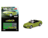 Mini GT 1:64 Honda S2000 (AP2) Lime Green Metallic Diecast Model Car MGT00396
