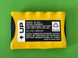 Genuine SANYO Cordless Telephone Rechargeable Battery Model BT-901 3.6V 600mAh Battery