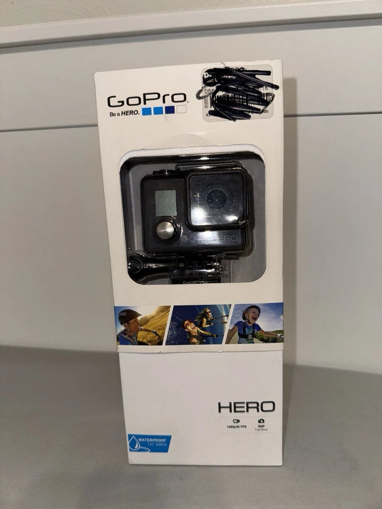 GoPro HERO waterproof action camera retail box with accessories