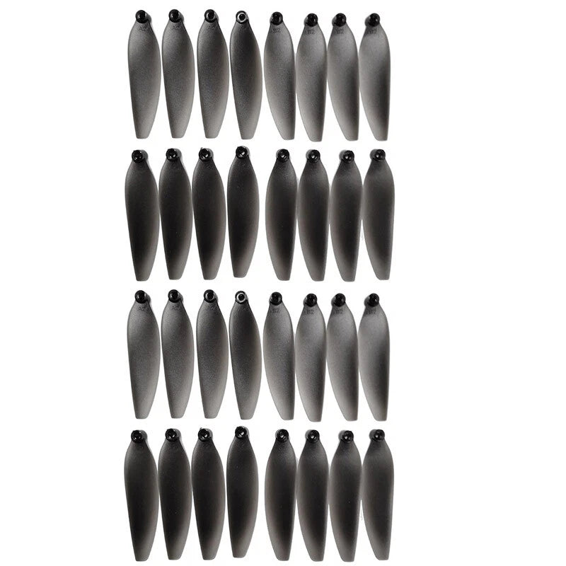 Set of gray drone propellers blades, 16-piece