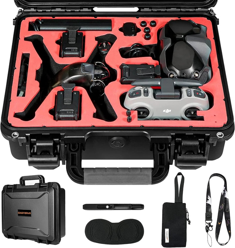 Waterproof Hard Case for DJI FPV Drone & Accessories - Safe & Portable
