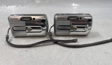 Lot of 2 Fujifilm FinePix A340 4.0MP Compact Digital Cameras Silver GC-6637