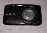Panasonic DMC S2 LUMIX Digital Camera Black Compact Ready to Use Excellent