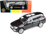 MERCEDES-MAYBACH GLS 600 RED & BLACK 1/64 DIECAST MODEL BY PARAGON PA-55304