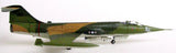 Green USAF F-104C Starfighter model with 'Pussy Cat' markings and landing gear