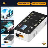 6-Port LiPo Battery Storage Charger & Discharger with LCD Display for Tiny Whoop Battery