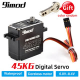 Waterproof 45kg digital metal gear servo with wiring for RC vehicle projects