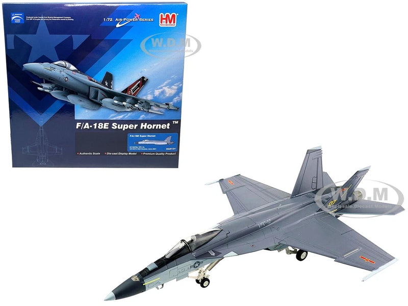 BOEING F/A-18E SUPER HORNET AIRCRAFT US NAVY (2021) 1/72 BY HOBBY MASTER HA5131