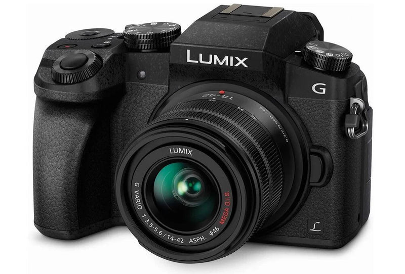 Panasonic LUMIX G7 16MP 4K Mirrorless Camera Kit with 14-42 mm Lens - Black...