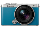 Panasonic LUMIX S9 N Kit 18-40mm Light Silver x Turquoise Blue Leather