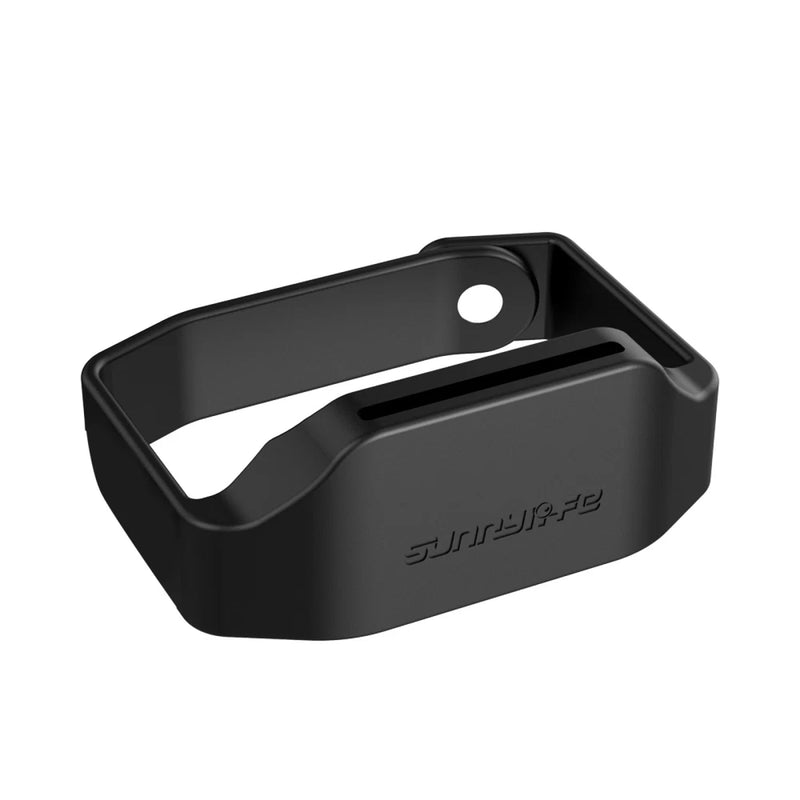 Drone propeller stabilizer holder, black plastic with mounting hole