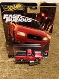 NEW 2024 Hot Wheels  PREMIUM Fast & Furious FORD F-150 SVT LIGHTNING - Red - 1/5