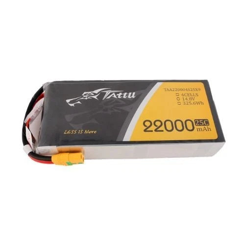 22000mAh 4S 25C 14.8V Tattu G-Tech Lipo Battery with XT90-S Plug for UAV Battery