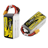 1PC 6S 22.2V 1300/1400mAh 120C XT60 Plug Battery RC FPV Racing Drone Quadcopter
