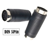 2x 5 Pin DIN MIDI Female Coupler Audio Amplifier Gender Changer Adapter Extender