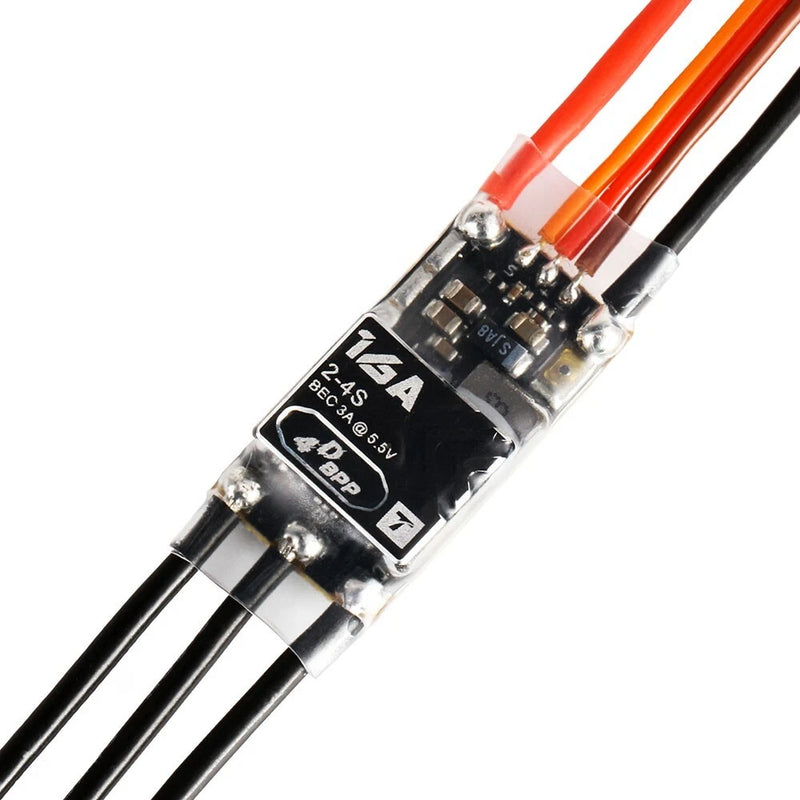 T-MOTOR AM16A 2-4S F3P FPV electronic speed controller ESC with three-wire leads