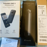 Insta360 ONE X  Action Camera with tripod and selfie stick set.