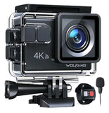 Wolfgang GA200 Action Camera 4K. Waterproof Ultra HD Recording NEW