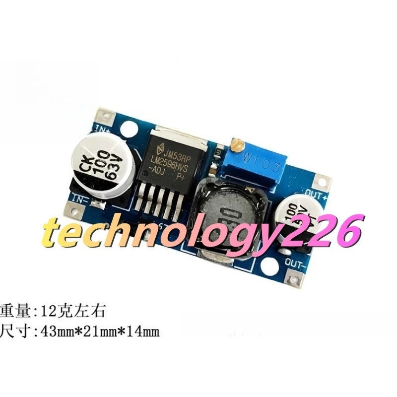 2PC 48V adjustable step-down module /DC-LM2596HVS/ Input 4.5-50v/#TT