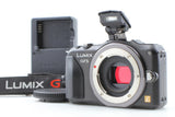 SH:597 [Near MINT] Panasonic LUMIX DMC-GF5 Black Digital Camera Body From JAPAN