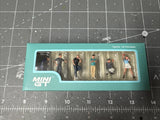 2025 Mini-GT Metal Diorama Figures: Set of (6) pcs CAR ENTHUSIASTS Item #MGTAC36