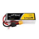 Tattu G-Tech LiPo battery pack with XT60 plug, red/black wires, 3700mAh 4S 45C
